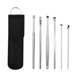 6/7PCS Earwax Remover Ear Cleaner Wax Removal Tool Ear Cleaner Personal Health Care Ear Wax Cleaners Ear Pick Cleaning