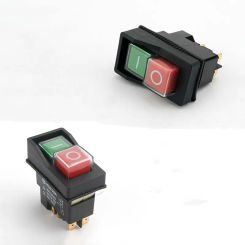 1Pcs 5pinWaterproof magnetic explosion-proof pushbutton switch kLd-28A 5E4 IP55 220v magnetic starter electromagnetic switches