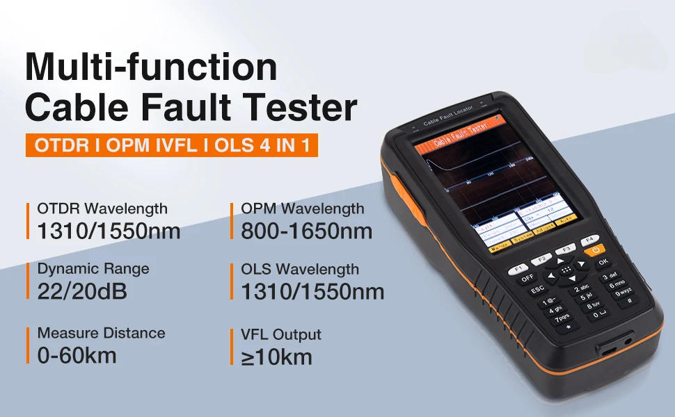 Description Picture 2 of itemTL280 Cable Fault Tester TDR Locator Coaxial Communication Wire Locater 1~8km Circuit Breaker Finders