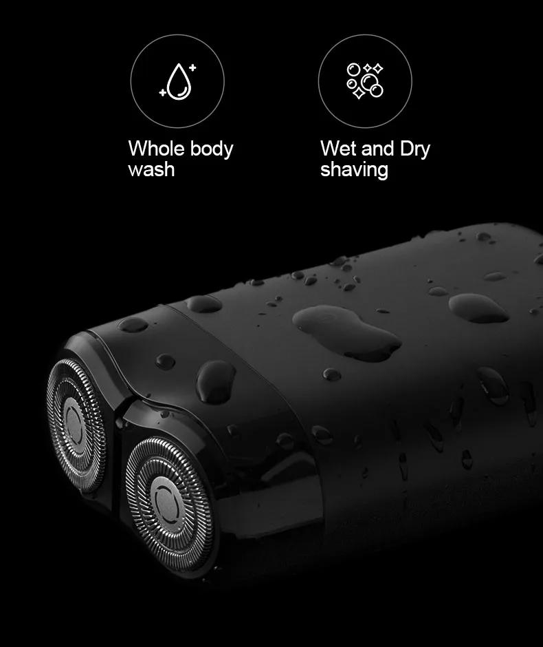 Description Picture 4 of itemIconic Brand MIJIA S100 Electric Shaver Twin Blade Portable Dry Wet Razor Beard Trimmer Cutter USB Rechargeable For Men Razors Machine