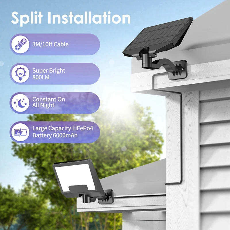 Description Picture 5 of itemSolar Light Outdoor LED Solar Lamp IP65 Waterproof Solar Garden Lamp Adjustable Lighting Angle For Wall Yard Street