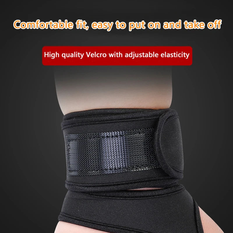 Description Picture 3 of item1Pair Weight Lifting Training Gloves Women Men Fitness Sports Body Building Gymnastics Grips Gym Hand Palm Protector Gloves