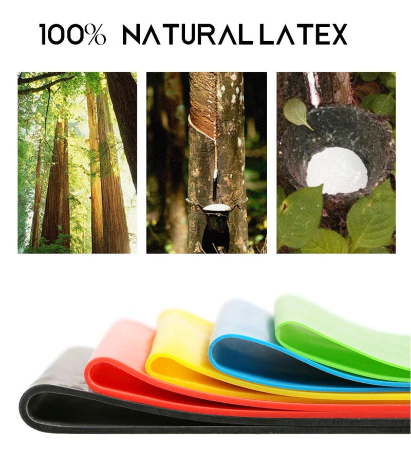 Description Picture 6 of itemResistance Bands Fitness Set Rubber Loop Strength Training Workout Portable Pilates Expander Yoga Gym Equipment Elastic