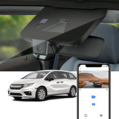 Car camera for Honda Odyssey 5th Gen 2018 - 2020 / 6th Gen 2021 - 2025, FITCAMX 4K UHD Dashcam WIFI Connection APP Control