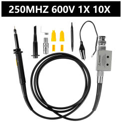 250MHz 200MHz 100MHz Digital Oscilloscope Probe 80MHz 500MHz Scope Clip Probe X1 X10 X100 Test Probes  TEXAS250 P7300