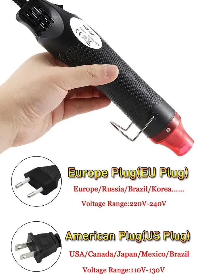 Description Picture 3 of item530 Pcs EU US 110V 220V Heat Shrink Tubing Kit 2:1 Shrinkable Wire Wrap Wire Connect Cover Cable Repair Protection Hot Air Gun