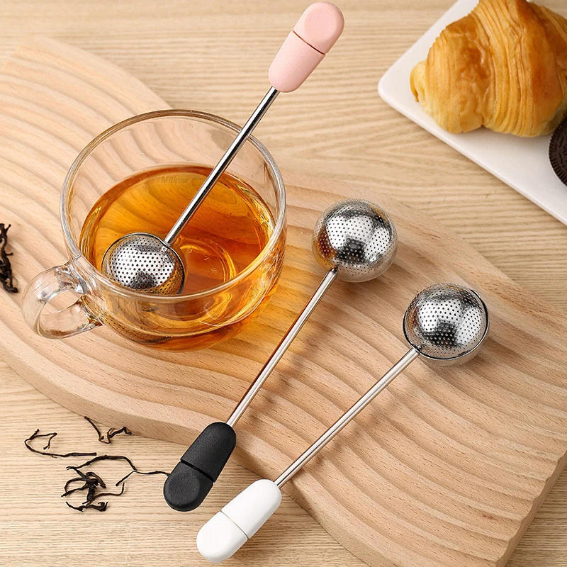 Description Picture 4 of itemRotatable Stainless Steel Tea Infuser Teapot Spice Tea Strainer for Loose TeaFine Mesh Reusable Tea Filter Teaware Accessories