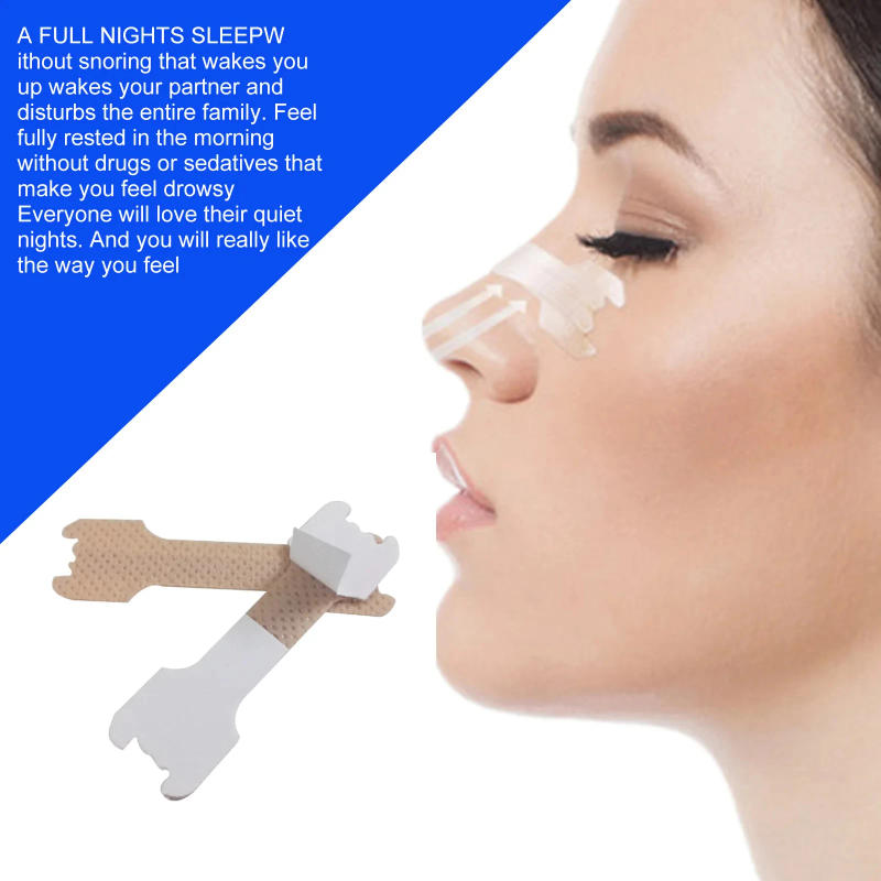 Description Picture 6 of item10/90PCS Breath Nasal Strips Right Aid Stop Anti Snoring Nose Patch Good Sleeping Patch Product Easier Breath Sleep Aid Decive