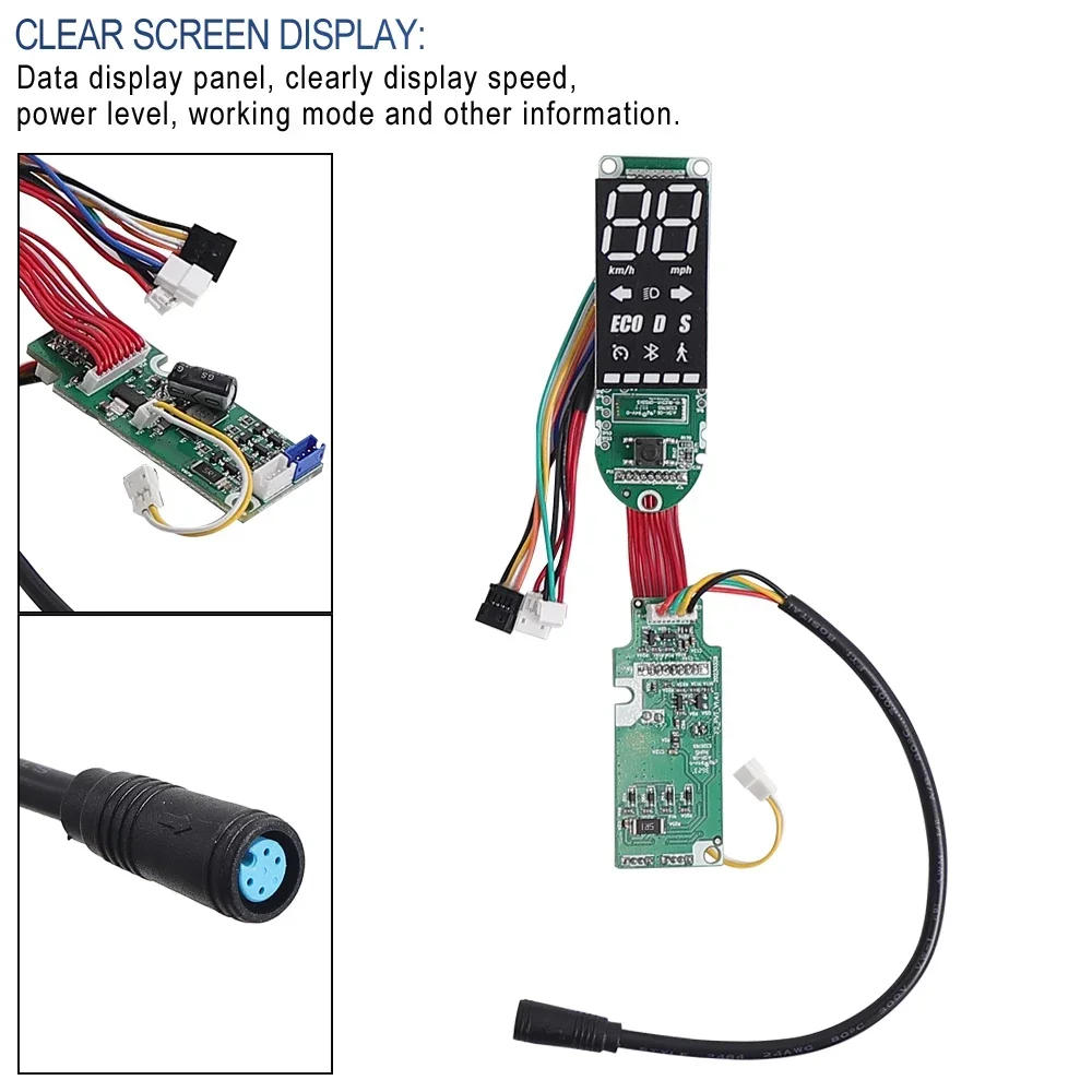 Description Picture 3 of itemDashboard Display Motherboard Electric Scooter Accessories LED Display Board For Segway Ninebot Max G2 KickScooter Repair Parts