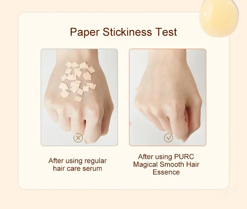 Description Picture 3 of itemMagic Instant Smoothing Hair Serum Treatment Repair Damaged Frizzy Dry Leave-In Hair Oil Professional Hair Care Products