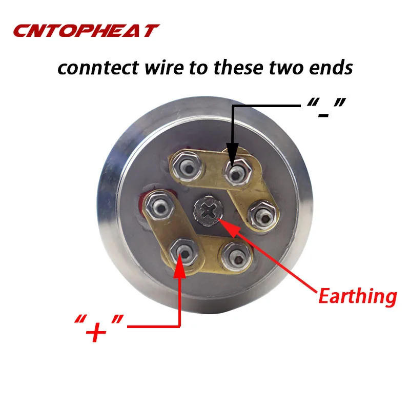 Description Picture 2 of item2"Tri-clamp(OD64) 220V/380V All SUS304 Electric Immersion Water Heating Element Tube Heater 3/3.75/4.5/6/9KW