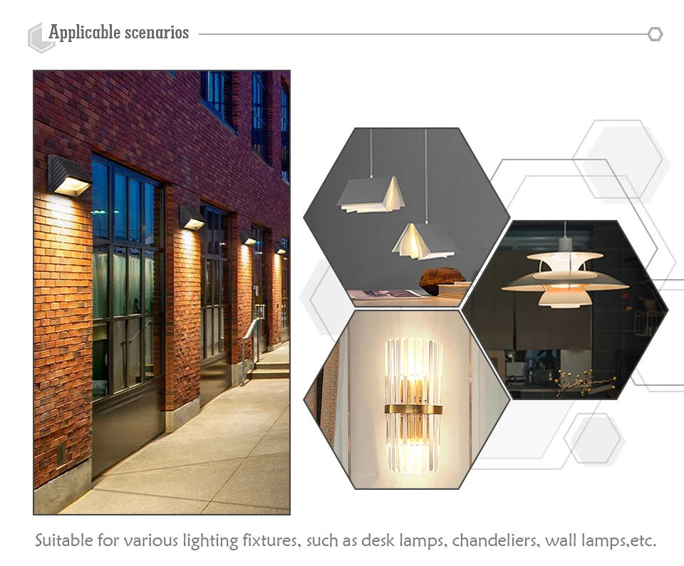 Description Picture 6 of itemLED Lamp R7S 78mm 118mm 135mm J78 J118 SMD 2835 Lampada Led Bulb AC220V 6W 9W 12W Corn Light Energy Saving Replace Halogen Light