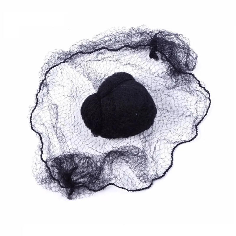 Description Picture 3 of itemElastic Edge Mesh Disposable Accessories Sporting Dancing Hair Net Wig Cap Hair Styling Invisible Hairnet