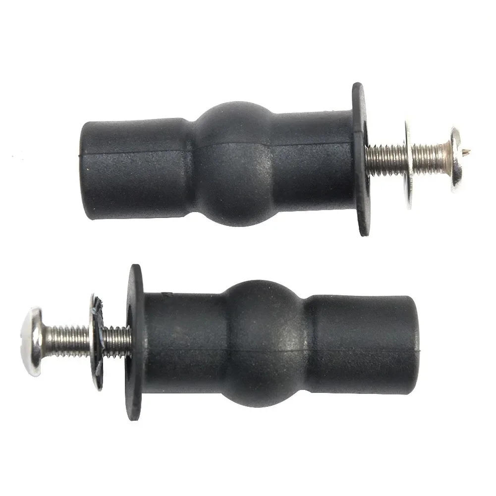 Description Picture 3 of item2pcs/set Toilet Seat Expansion Screws Hinge Rubber Top Nut Fixings WC Blind Hole Bathroom Toilet Lid Universal Fixing Nut