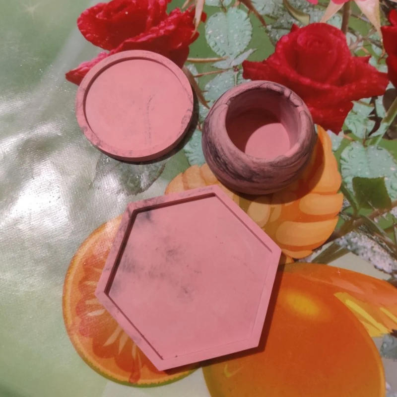 Description Picture 6 of itemOval Tray Silicone Molds Storage Dish Epoxy Resin Molds Clay Tools Cup Mat Plate Plaster Mold DIY Terrazzo Jesmonite Coaster