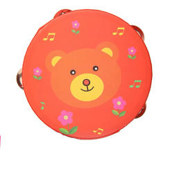 Newest Reliable Useful Hot Sale Durable Tools Tambourine Polyester Portable Wood 6 Inch 6inch Baby Gifts Cartoon