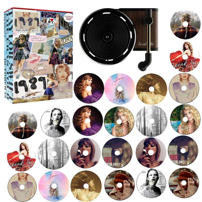 Description Picture 3 of item2024 Christmas Advent Calendar Contains 24 Gifts,Car Fresheners Vent ,Car aromatherapy,Album Cover Freshener Car Accessories