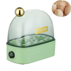 120W 220V Electric Egg Boiler Poacher Automatic Power Off Mini Breakfast Machine Egg Cookers 2 Eggs Portable Food Steamer