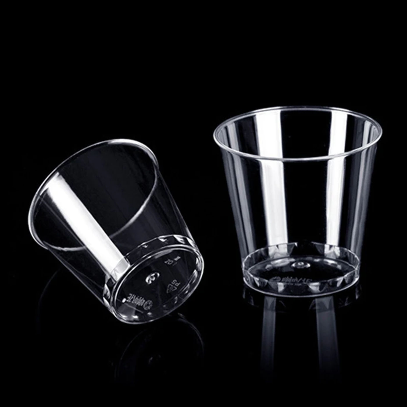 Description Picture 3 of itemHot sale 50PCS Mini Clear Plastic Disposable Party Shot Glasses Jelly Cups Tumblers Birthday Kitchen Accessories