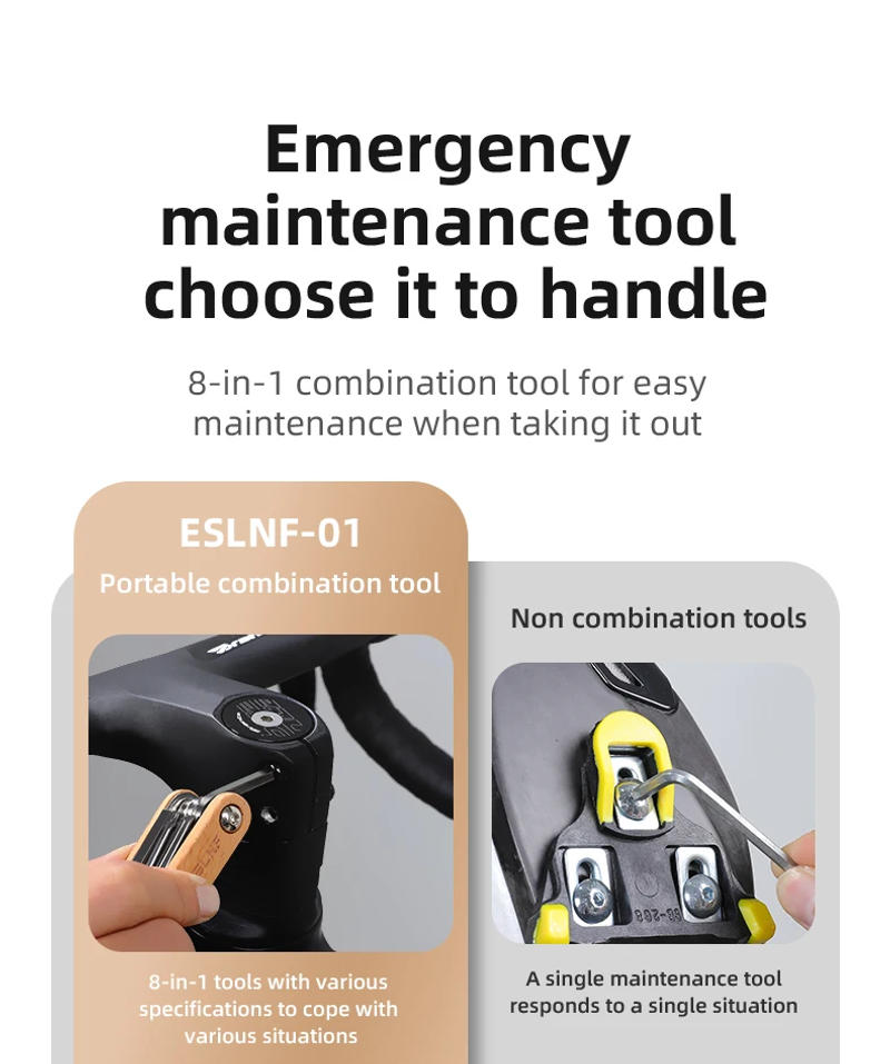 Description Picture 4 of itemMultifunctional Bike Repair Tools 8 In 1 Road Bicycle Allen Wrench High Strength Steel MTB Tools Bike Accessories