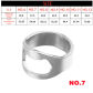 1pcs Silver NO.7