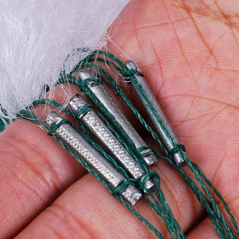 Description Picture 5 of item1x Single Layer Fishing Cast Net Single Mesh Float Trap Monofilament Net Fishing Accessories For Hand Casting Network Nylon Trap