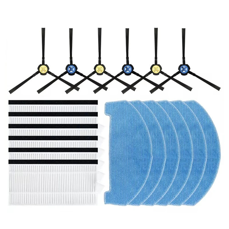 Description Picture 4 of itemFor Polaris PVCR 3600 WIFI IQ Home Side Brush Hepa Filter Mop Cloths Rag Robot Vacuum Cleaner Accessory Part