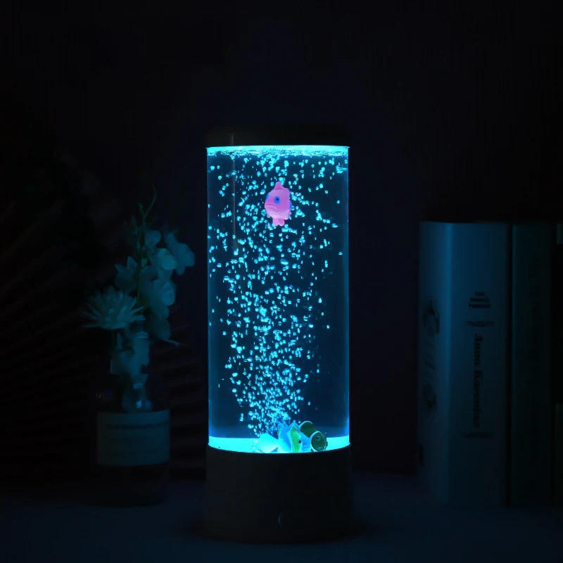 Description Picture 6 of itemLed Fish Bubble Light, Remote Control 7 Colorful Light, Atmosphere Table Lamp, Creative Gift Christmas Gift
