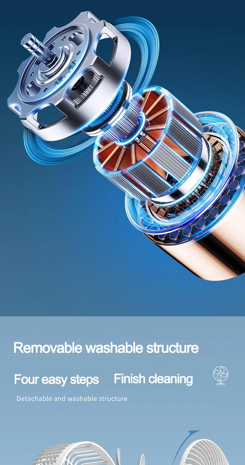 Description Picture 5 of itemSmall fan plug-in small electric fan USB student dormitory mini mute desktop desktop portable super wind super mute