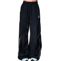 Solid Color Sweatpants Hip-hop Style Sweatpants Vintage Oversized Unisex Sweatpants with Elastic Waist Pockets Soft for Quick