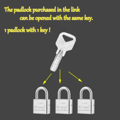 Customize The Same Key for The Padlock, Stainless Steel Household Copper Padlock, Anti-theft Waterproof Padlock Gym Door Locks
