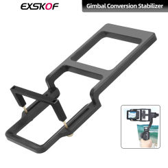 For GoPro Action Camera Gimbal Conversion Clamp Stabilizer for GoPro Hero 8 7 6 5 DJI OSMO Action 4 3 AKASO SJCAM EKEN