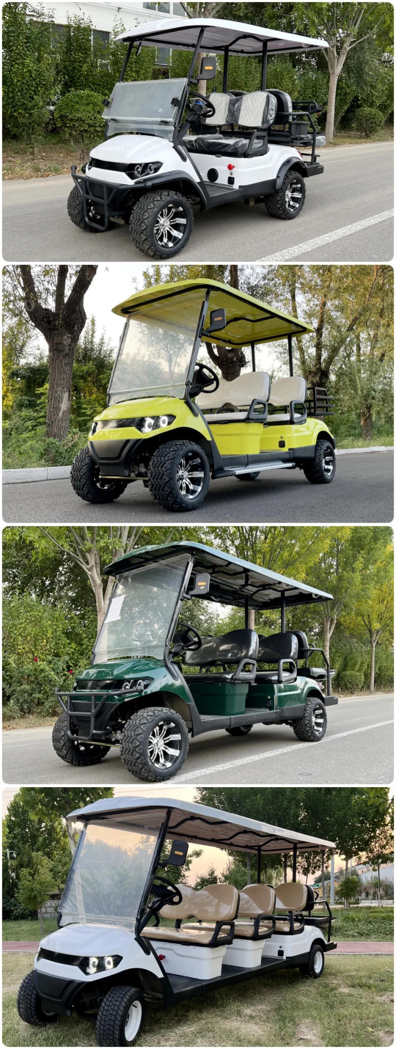 Description Picture 5 of itemCE Approved 2 Seater Electric Golf Car For Tourist Electric Golf Cart With Golf Bag Holder