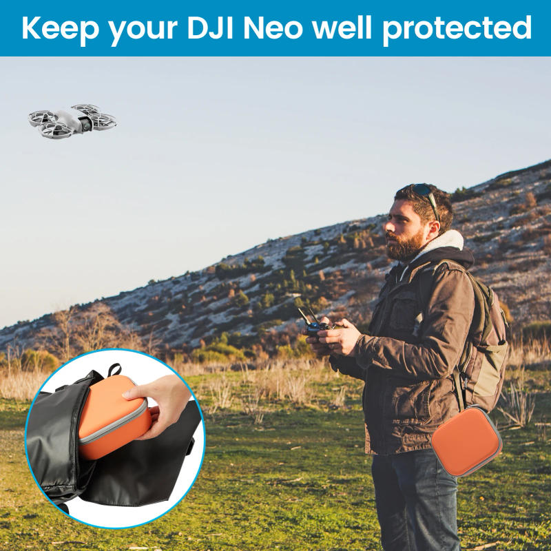 Description Picture 6 of itemPortable Carrying Case For DJI Neo RC N3 Remote Controller Box Shockproof Storage Bag Handbag For DJI Neo Drone Accessories