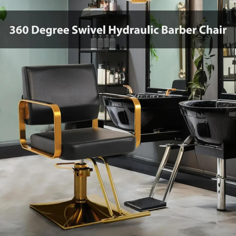 Description Picture 5 of itemTattoo Artists Furniture for Beauty Salon Chair for Hair Stylist Hydraulic Pump Salon Chair 360 Degree Rotating Barber Chair