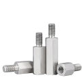 304 Stainless Steel Stud Single Head Hexagonal Connection Column / Isolation Column M2.5M3M4M5M6M8