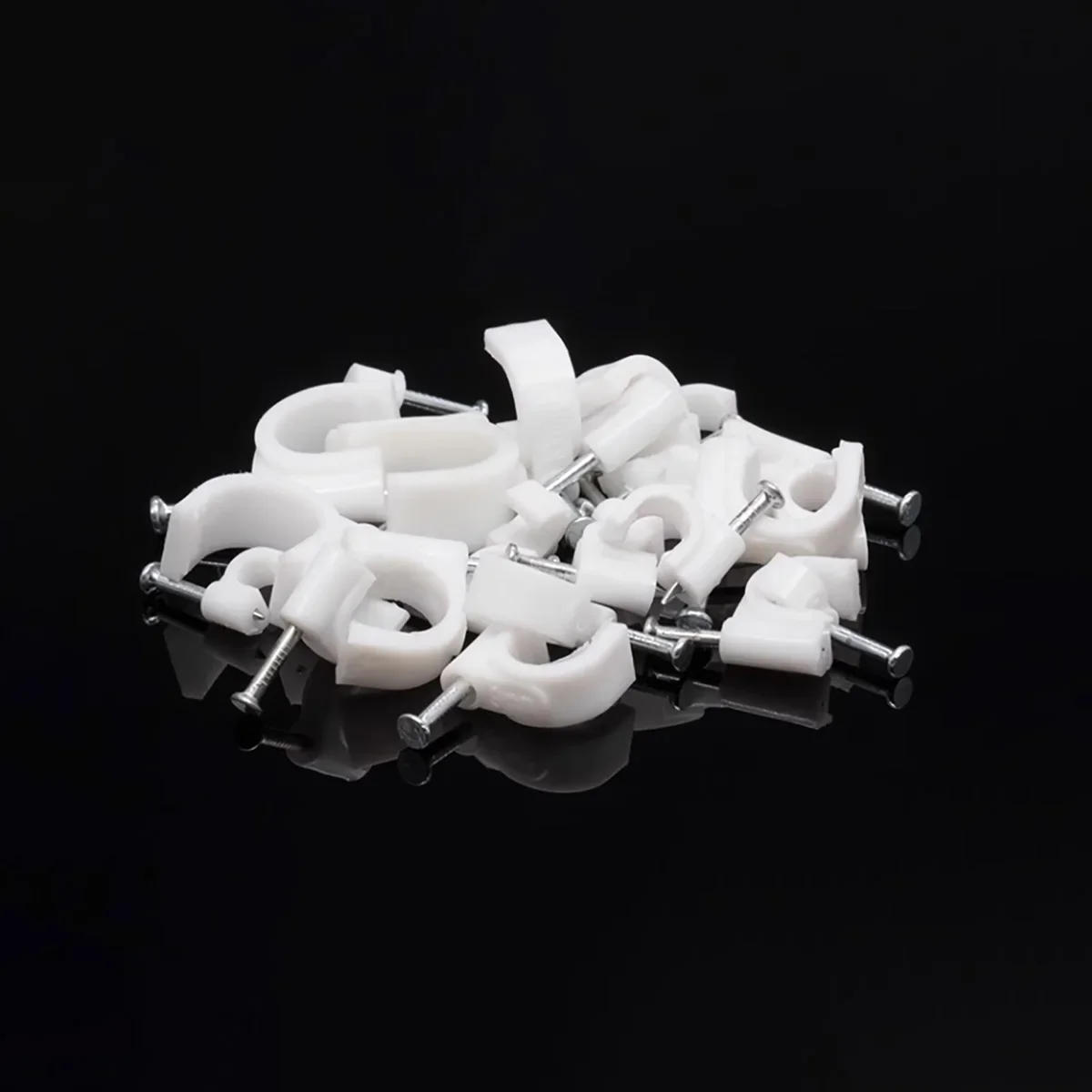 Description Picture 4 of itemSteel Nail Wire Clip Circular Fixing Network Cable Processor