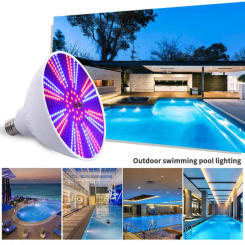 Pool Light Source PAR38 Recessed Underwater Pool LAMP Replacement Halogen RGB Color LED Light Outdoor Lighting Wholesale