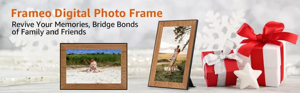 Description Picture 2 of item10.1 inch Digital Photo Frame WiFi IPS Electronic Photo Album 32GB HD Touch Screen Frameo Auto-Rotate Digital Picture Frame Gift