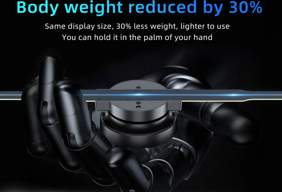 Description Picture 6 of itemPD42 HD 3D Hologram Projector Fan Wifi Display Logo Light Led Sign Holographic Lamp Advertising Light Halloween Christmas Gift