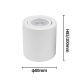 Round white 85mm