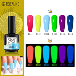 ROSALIND 15ml Nail Gel Polish 100 Color Gel Nail Polish Semi Permanent Gel Vernis Hybrid UV Nail Art Glue Soak Off Nail Top Coat