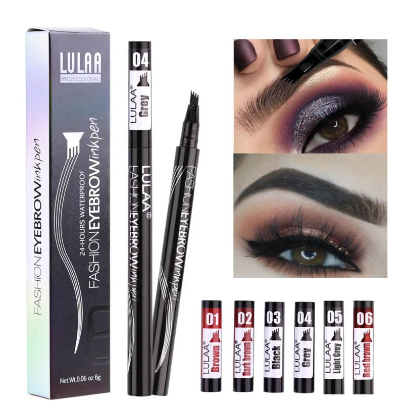 Description Picture 2 of itemProfessional Liquid Eyebrow Pencil Waterproof Long Lasting Sweat-proof Quick Dry Tip Eyebrow Tattoo Cosmetic Makeup For Women