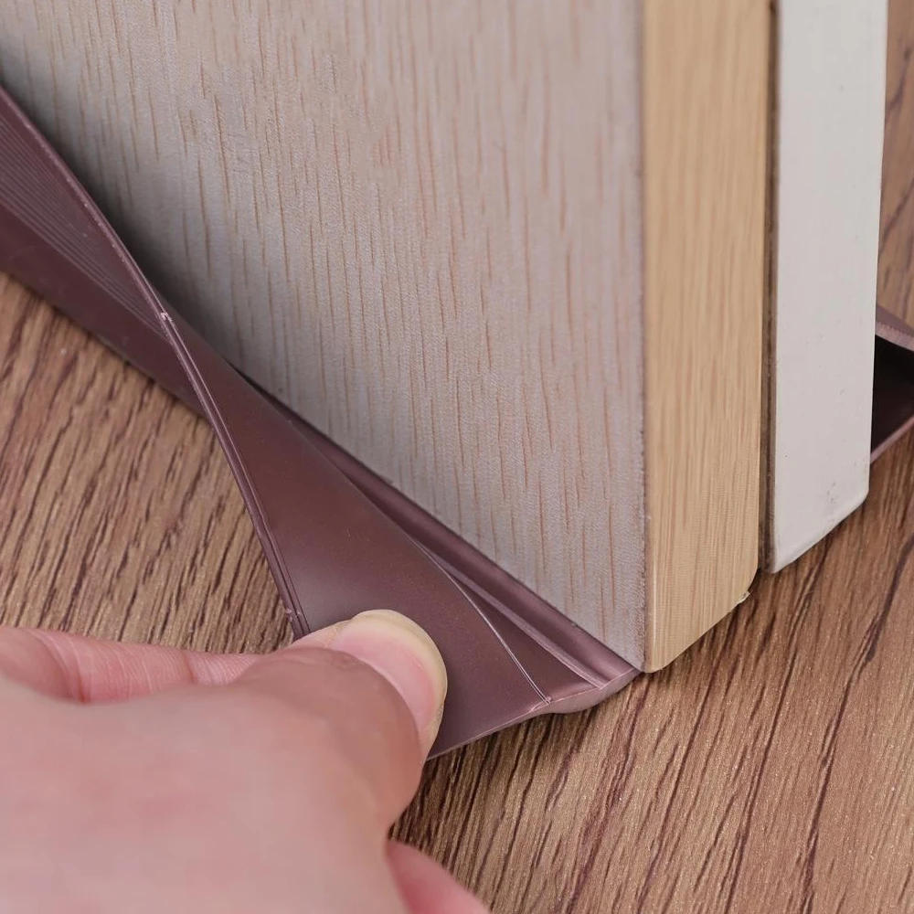 Description Picture 6 of itemAdjustable Door Bottom Seal Strip Weather Strip Under Door Draft Stopper Thicker Anti-Cold Gap Blocker Sealing Weather Strip