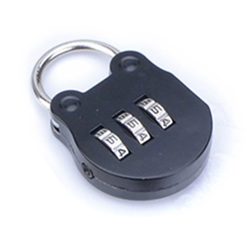 Description Picture 5 of itemZinc Alloy Security Padlock Mini Shackle Lock Set Your Own Combination Lock Locker Anti-theft Locks Rustproof Padlock G5AB