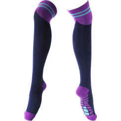 Striped Yoga Long Socks Women Over Knee Thigh High Socks Over The Knee Stockings For Ladies Girls Warm Knee Socks 1 Pair
