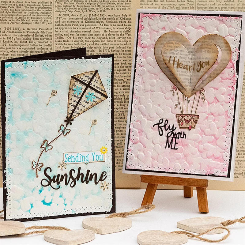 Description Picture 6 of itemPumpkin Head Leaves Moon Flower Rain Pattern Background 3D Embossing Folder DIY Art Photo Album Decor Craft Supplies 2023