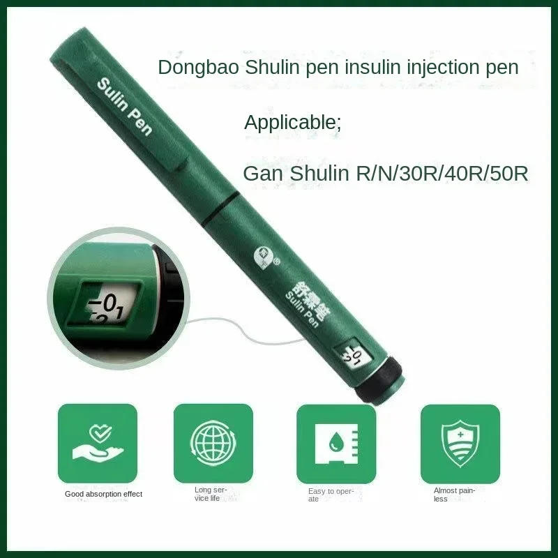 Description Picture 3 of itemSulin Insulin Pen Syringe 3ml Universal Type Diabetes Pen Blood Glucose Insulin Injection R/N/30R/50R Pen