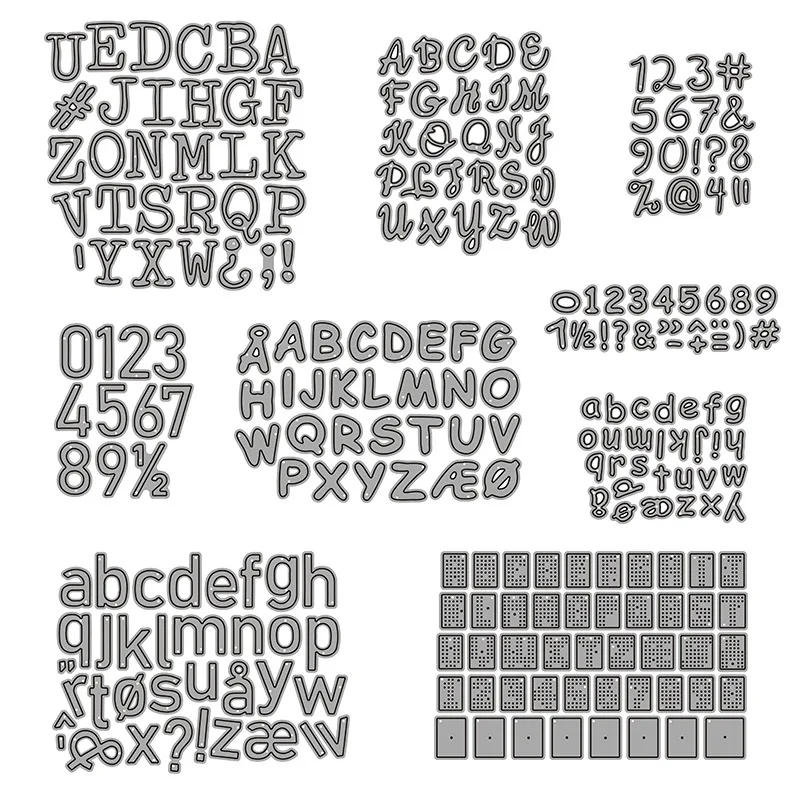 Description Picture 2 of itemAlphabet and Number Metal Cutting Dies for Making Words Dies Cut Embossing Punching Stencils Template Mould for DIY Scrapbooking