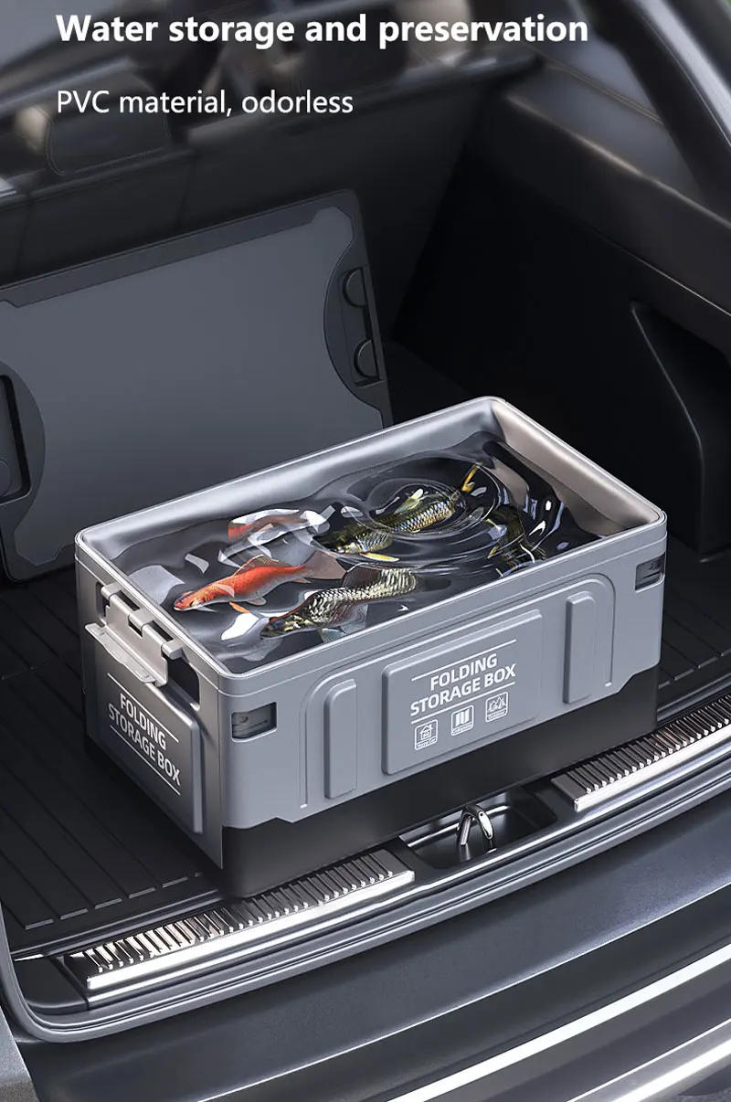 Description Picture 5 of itemCar folding storage box, luggage compartment, outdoor portable large capacity, suitable for fishing camping box, car accessories
